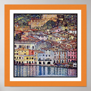 Póster Klimt Malcesine en el lago de Garda - Cambiar colo