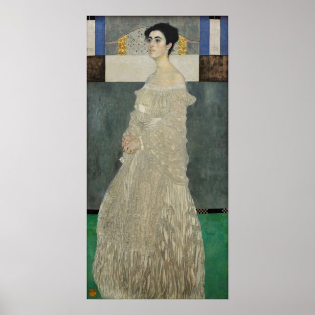 Póster Klimt - Margaret Stonborough-Wittgenstein 1905 (Frente)