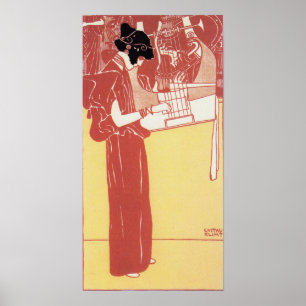 Póster Klimt - Music 1901