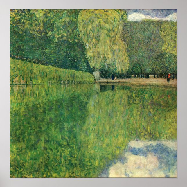 Póster Klimt - Parque De Schonbrunn 1916 (Frente)