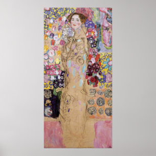 Póster Klimt - Portrait Of Maria Munk (Unfinished) 1918