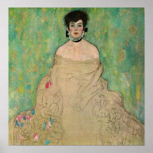 Póster Klimt - Retrato De Amalie Zuckerkandl