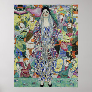 Póster Klimt - Retrato De La Cerveza Friederike Maria