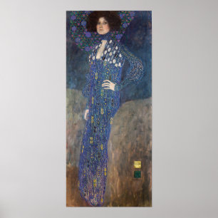 Póster Klimt - Retrato Emilie Floge 1902
