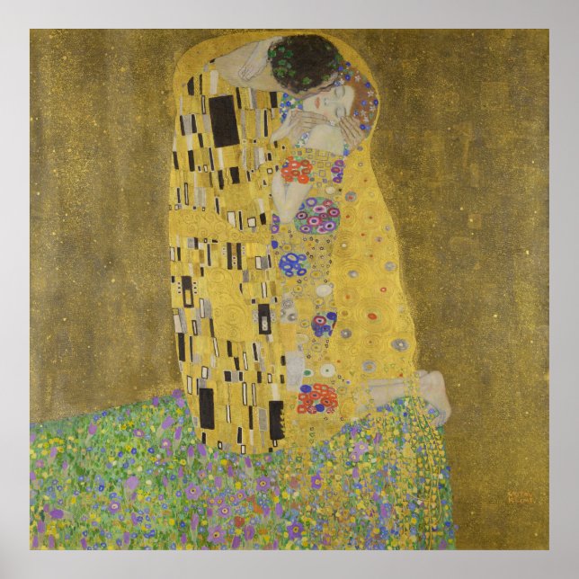 Póster Klimt's Kiss (Frente)