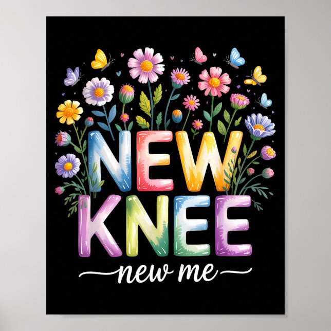 Póster Knee Replacement Recovery Surgery Funny New Knee N (Frente)