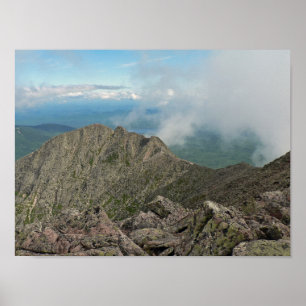 Póster Knife Edge, Parque Estatal Baxter, Maine