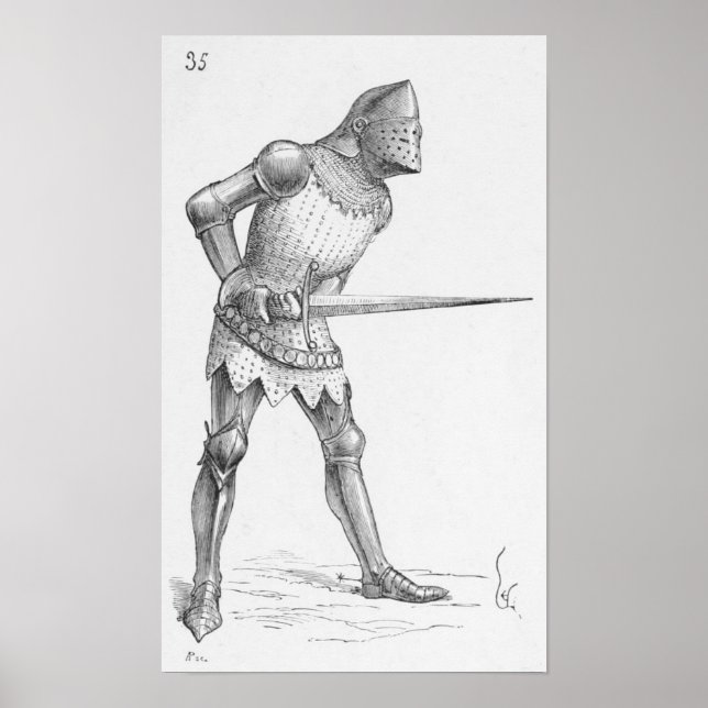 Póster Knight francés (Frente)