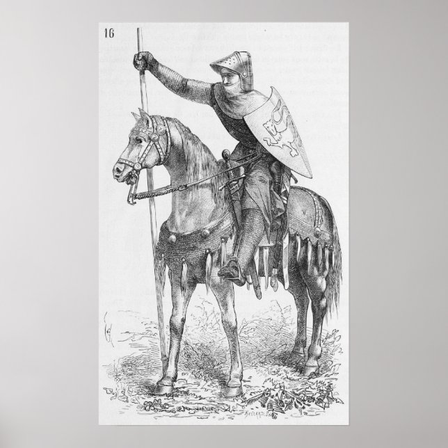 Póster Knight inglés (Frente)