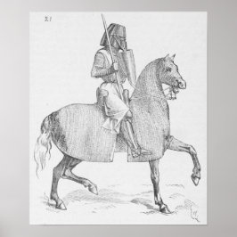 Póster Knight medieval