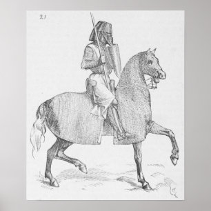 Póster Knight medieval