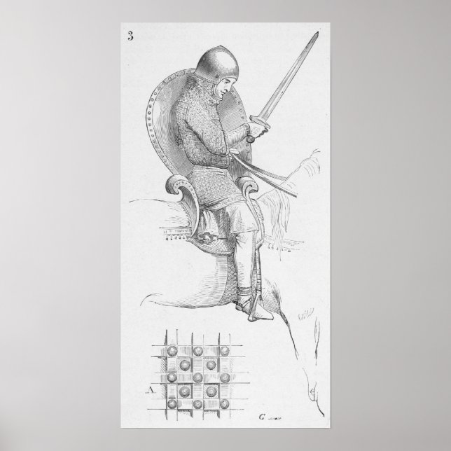Póster Knight montado (Frente)