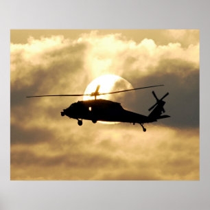 Póster Knighthawk del MH-60