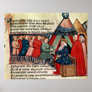 Póster Knights pledging their allegiance