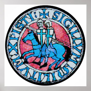 Póster Knights Templar Seal