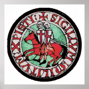 Póster Knights Templar Seal