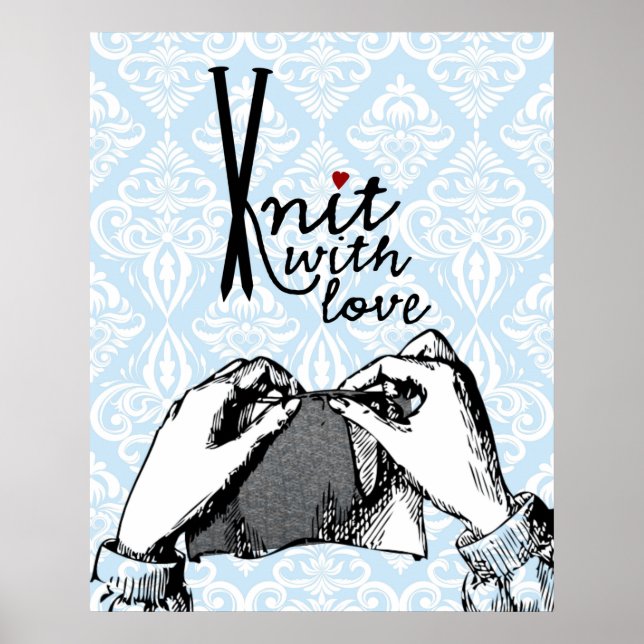 Póster Knit con amor (Frente)