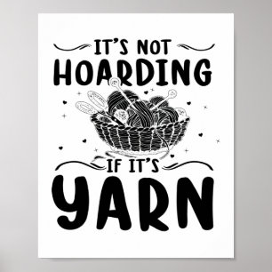 Póster Knitting Sewing Machine Knitter Grandma Gifts