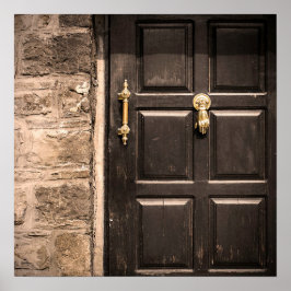 Póster Knock y se abrirá