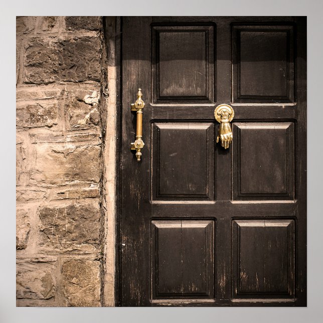 Póster Knock y se abrirá (Frente)