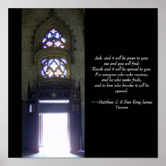 Póster Knock Y Se Abrirá A Usted