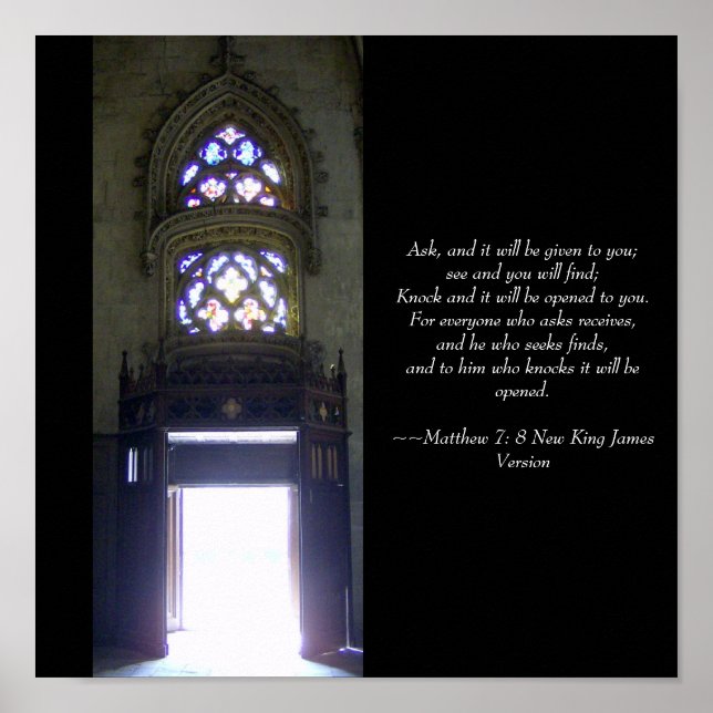 Póster Knock Y Se Abrirá A Usted (Frente)