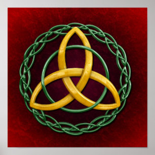 Póster Knot Celtic Trinity
