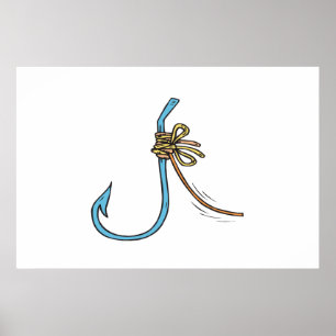 Póster Knot de pesca