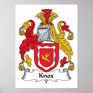 Póster Knox Family Crest