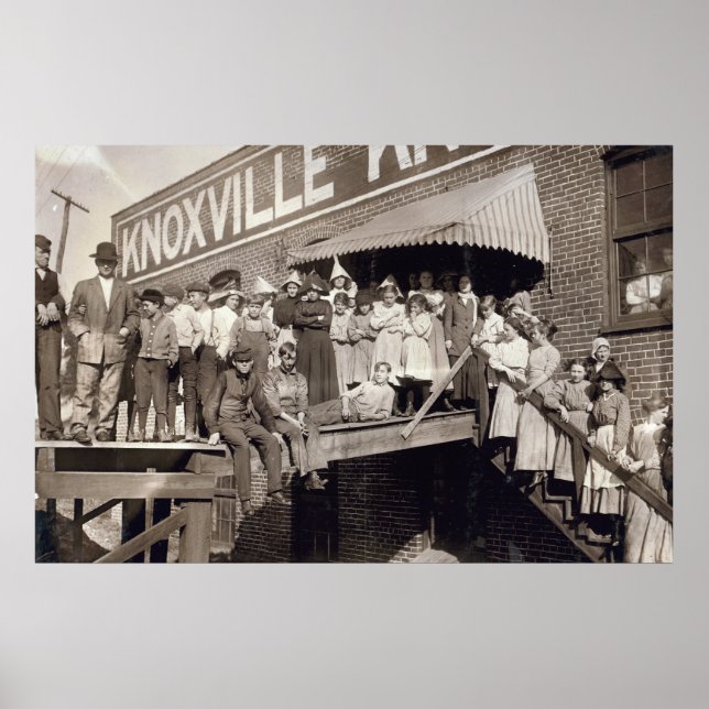 Póster Knoxville Knitting Works, 1910 (Frente)
