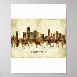 Póster Knoxville Tennessee City