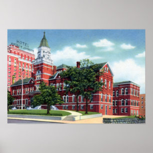 Póster Knoxville Tennessee Knox County Court House
