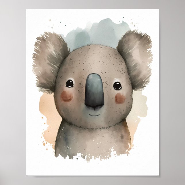 Póster Koala Bonito (Frente)