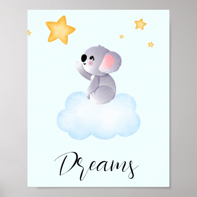 Póster Koala Dreams Wall Art (Frente)