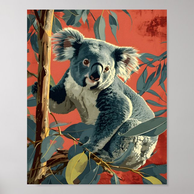 Póster Koala: Encanto eterno por la vida salvaje (Frente)
