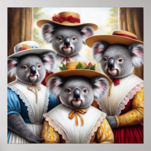 Póster Koala Little Women
