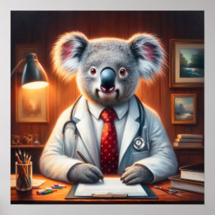 Póster Koala Médica
