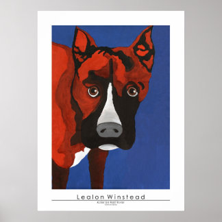 Póster Kobe, el boxeador rojo