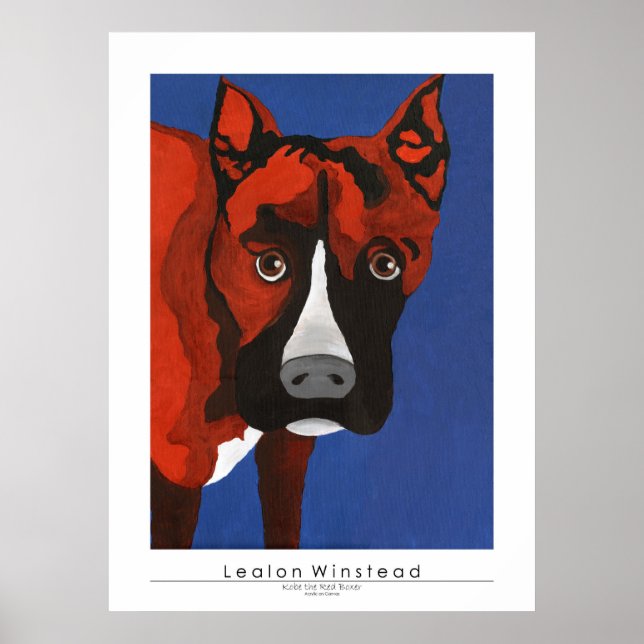 Póster Kobe, el boxeador rojo (Frente)