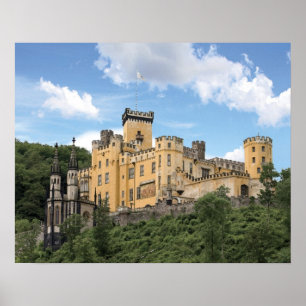 Póster Koblenz, Alemania, Castillo Stolzenfels, Schloss