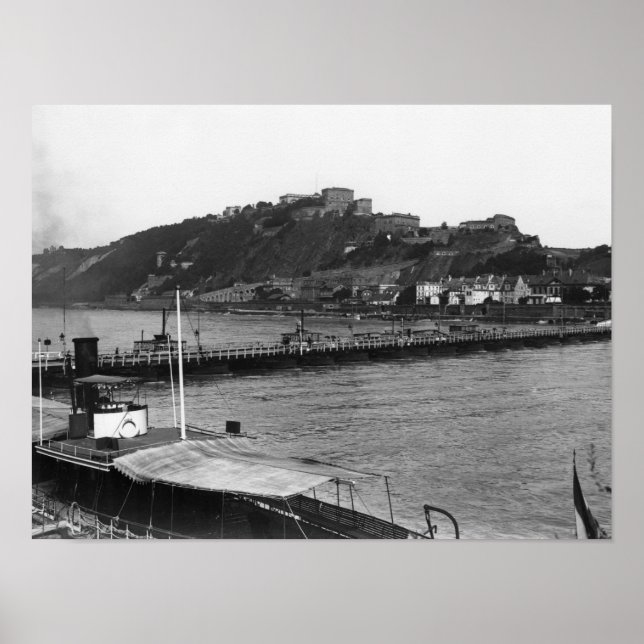 Póster Koblenz, Ehrenbreitstein, c.1910 (Frente)