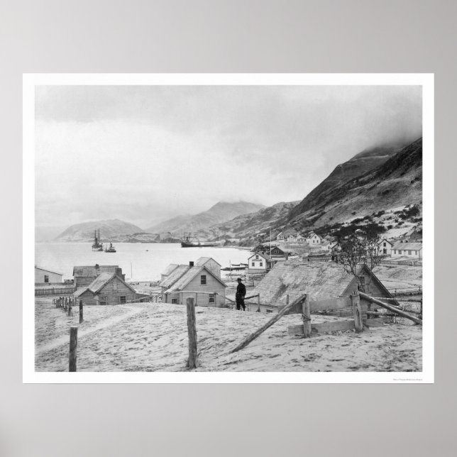 Póster Kodiak, Alaska Panorama 1909 (Frente)