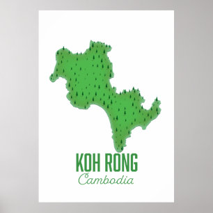 Póster Koh Rong Camboya