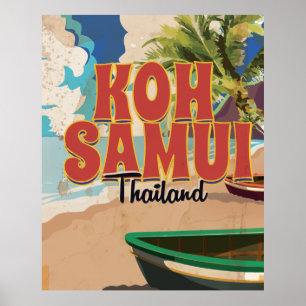 Póster Koh Samui, Poster de Viajes por Viajes en Tailandi