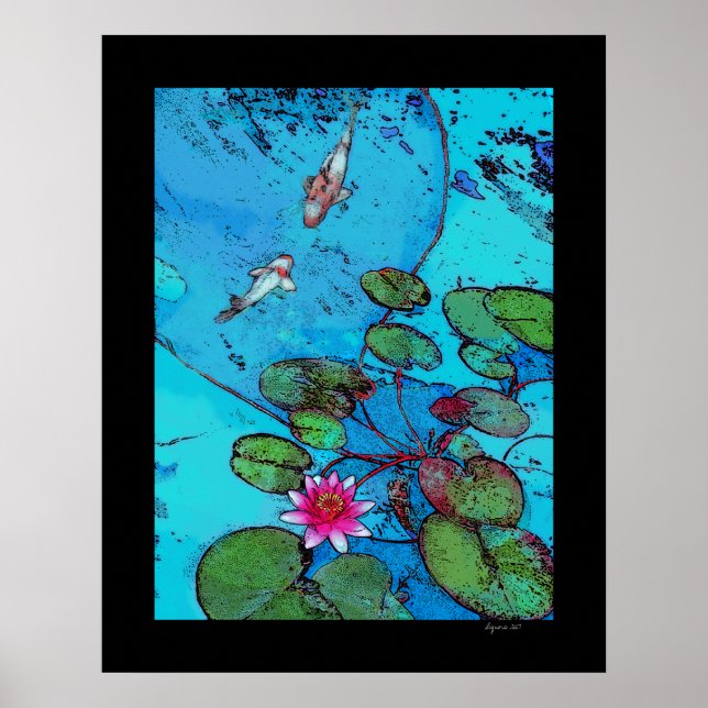 Póster Koi (Frente)