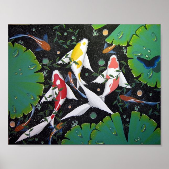 Póster koi (Frente)