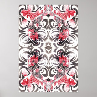 Póster koi2poster15by22espejo4