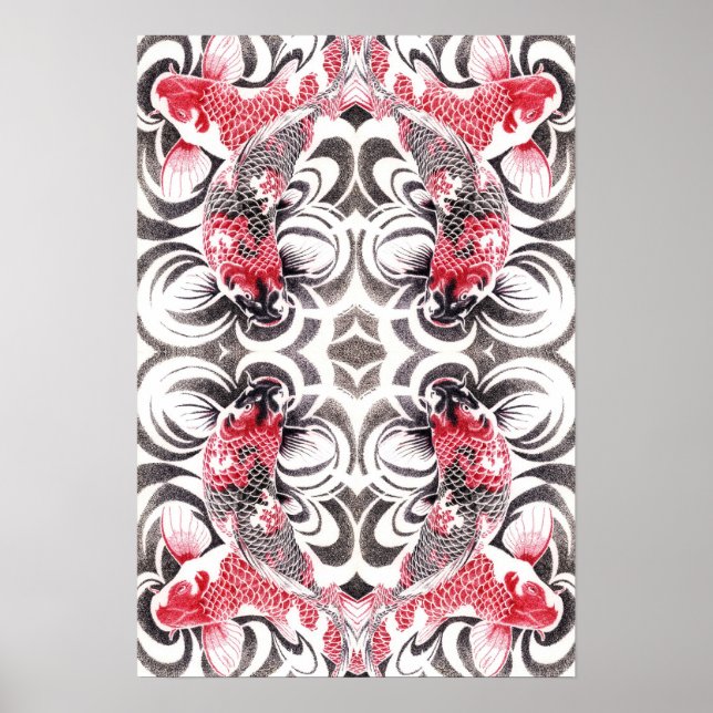 Póster koi2poster15by22espejo4 (Frente)