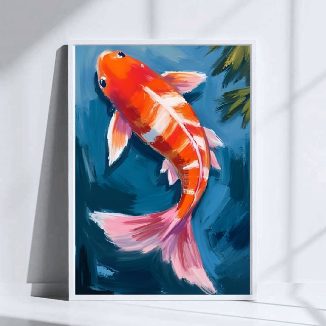 Póster Koi Fish Beautiful Watercolor (Subido por el creador)