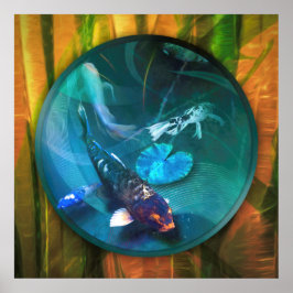 Póster Koi Fish JOY OF KOI FISH